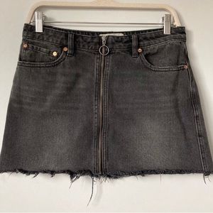 We the free by free people Zip it up denim skirt Size 27